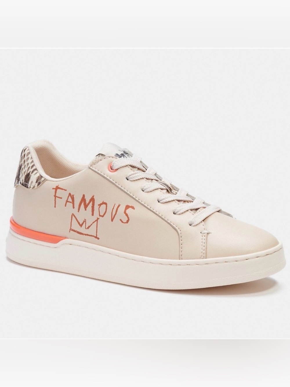 Coach X Jean Michel Basquiat Clip Low Top Sneaker size 9.5 B shoes